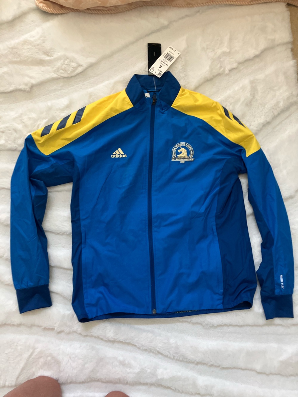 adidas Blue and Yellow celebration Jacket 2021 nwt